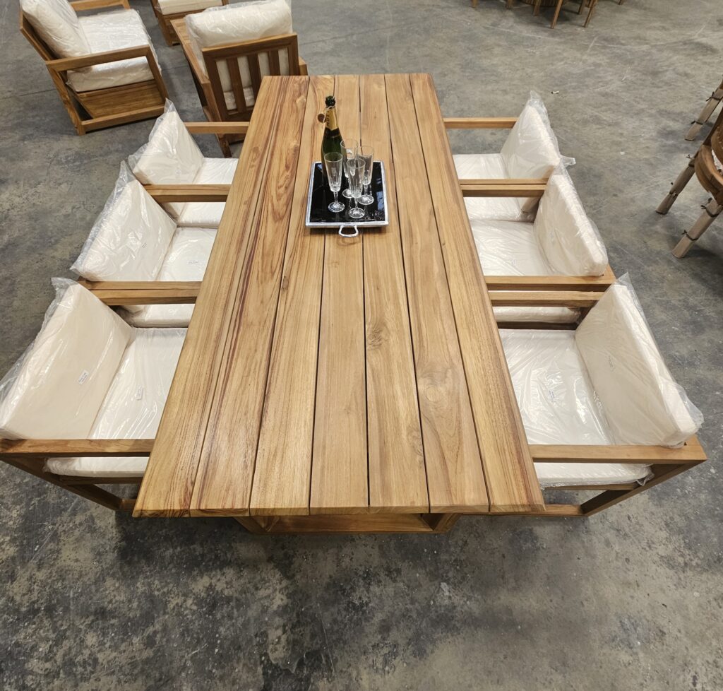 the marrakesh 6 seater outdoor dining set
