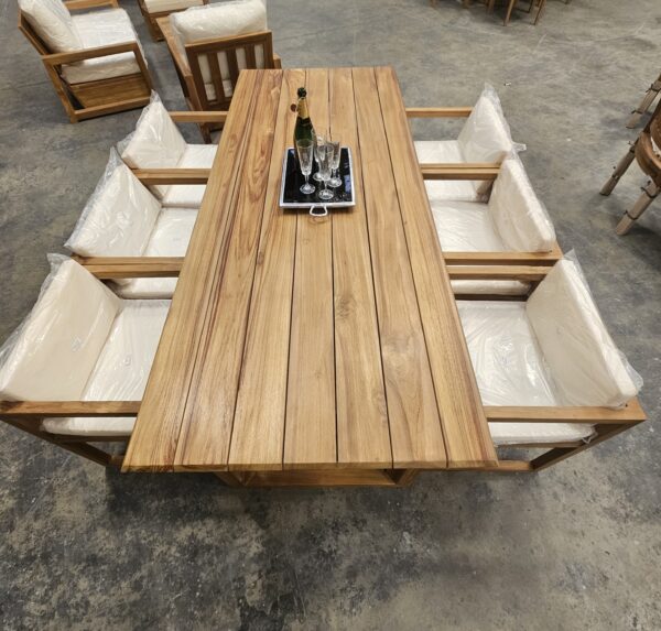 the marrakesh 6 seater outdoor dining set